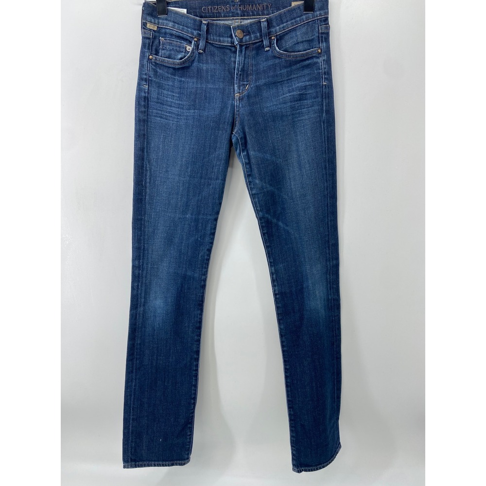 Citizens of Humanity Jeans Womens 27 Blue Ava Low Rise Straight Leg Y2K Denim
